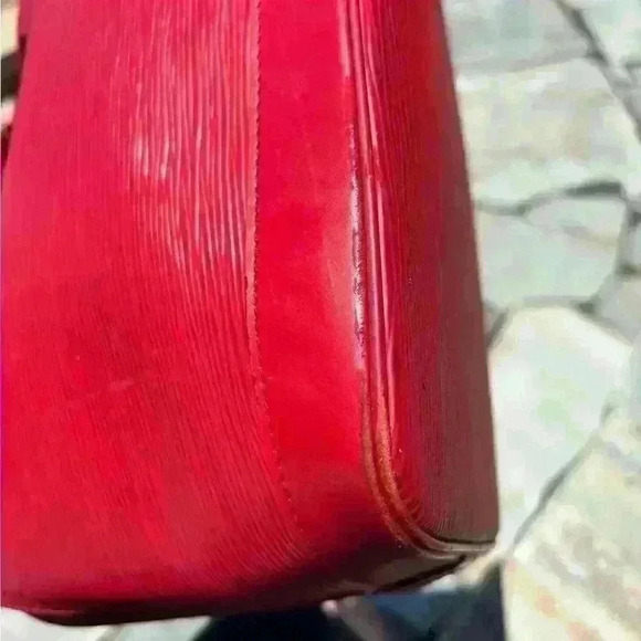 Louis Vuitton Red Alma straight from Vintage Vault high end collector closet - Picture 13 of 17